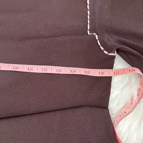 NEW BCBGMAXAZRIA Knit Classic Contrast Two Tone Scoop Neck Sweater Top M NWT - Picture 15 of 15